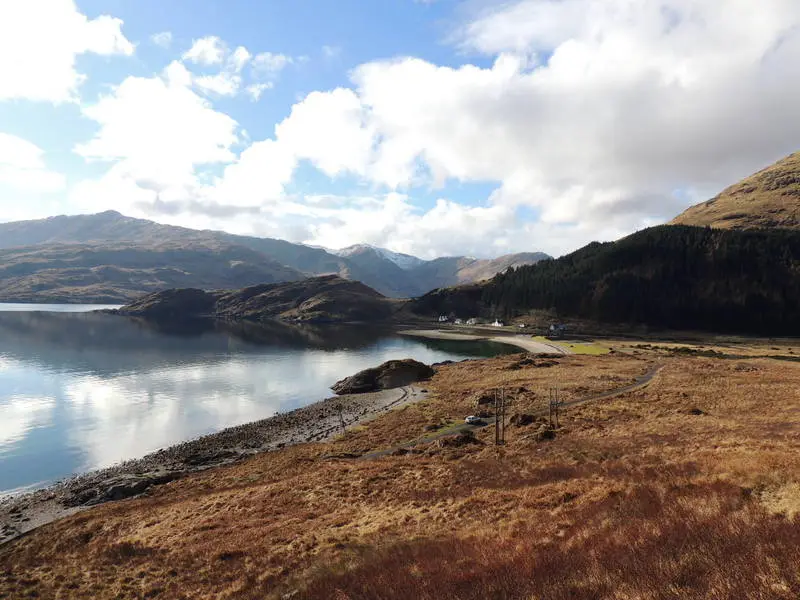 Series of pictures from the other side of the Loch Linnhe, from Linnhe Croft Holiday Cottages